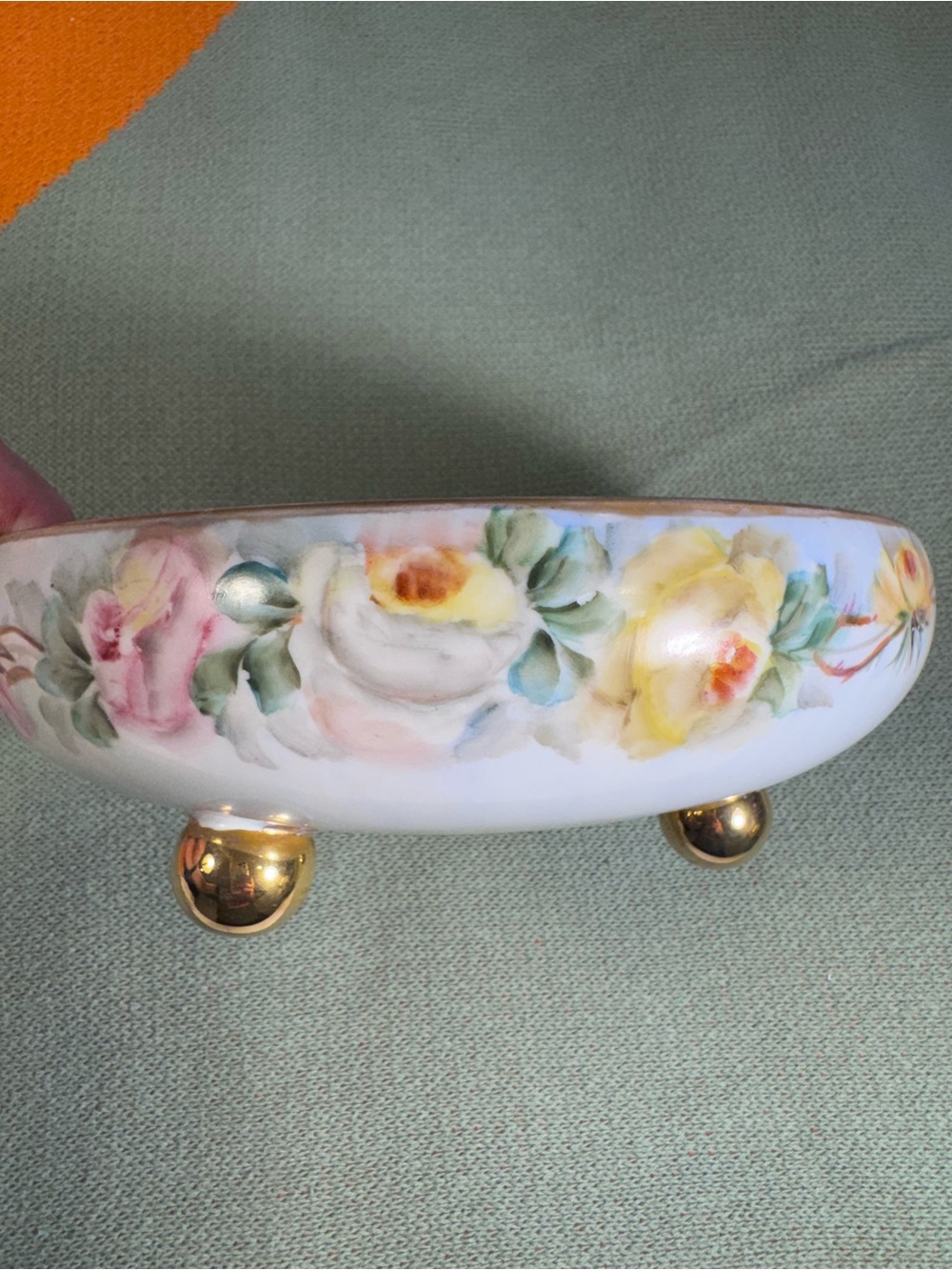 Antique T&V Limoges France Hand Painted Porcelain Artist Signed